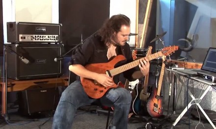 Alex Hutchings with the great Boss GT-100