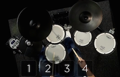Learn some basic drum patterns with a master drummer