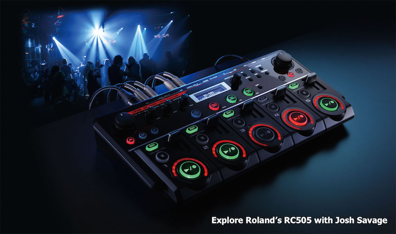 Explore Roland's RC-505 through four new compositions from Josh Savage