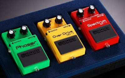Celebrating 40 years of Boss guitar pedals!